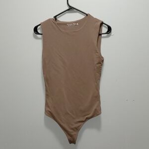 Abercrombie & Fitch Brown Soft Collection Bodysuit Medium